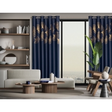 ZASŁONA GOTOWA HARMONY 140 X 250 CM GRANATOWY