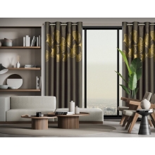 ZASŁONA GOTOWA HARMONY 140 X 250 CM BRĄZOWY