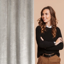 ZASŁONA GOTOWA LUSSI 140 X 250 CM JASNOBEŻOWY