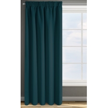 ZASŁONA GOTOWA D91 PARISA NA TAŚMIE 140 X 270 CM CIEMNOTURKUSOWY