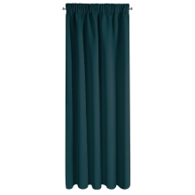ZASŁONA GOTOWA D91 PARISA NA TAŚMIE 140 X 270 CM CIEMNOTURKUSOWY
