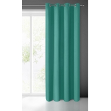 ZASŁONA GOTOWA LOGAN 135 X 250 CM TURKUSOWY