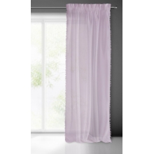 FIRANA GOTOWA ALMINA NA TAŚMIE 140 X 270 CM RÓŻOWY