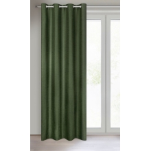ZASŁONA GOTOWA STYLE 140 X 250 CM CIEMNOZIELONY