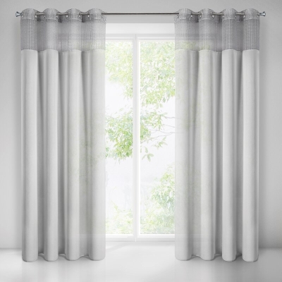 FIRANA GOTOWA GRACE 135 X 250 CM SZARY