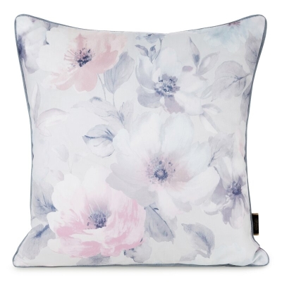 POSZEWKA VELVET 153 45 X 45 CM KREMOWY