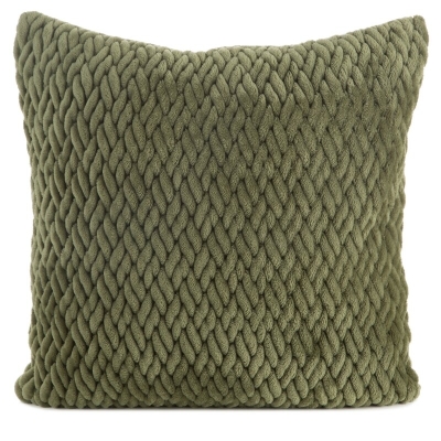 POSZEWKA KAYLA 45 X 45 CM OLIWKOWY