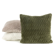 POSZEWKA KAYLA 45 X 45 CM OLIWKOWY
