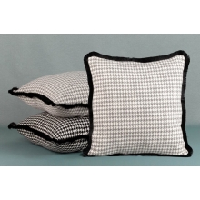 POSZEWKA PEPITKA2B 45 X 45 CM JASNOPOPIELATY
