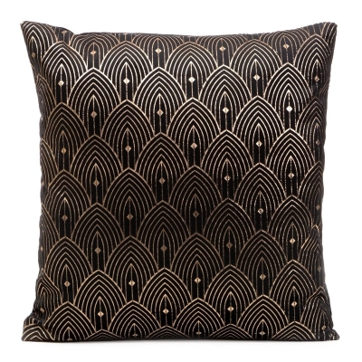 POSZEWKA D91 AGNES 40 X 40 CM CZARNY