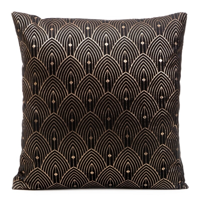 POSZEWKA D91 AGNES 40 X 40 CM CZARNY