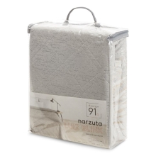 NARZUTA D91 LUIZ 200 X 220 CM SREBRNY