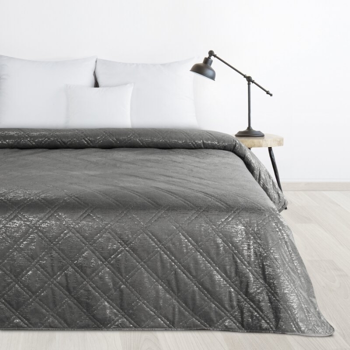 NARZUTA D91 LUIZ 170 X 210 CM STALOWY