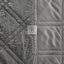 NARZUTA D91 LUIZ 170 X 210 CM STALOWY