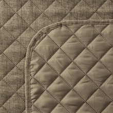 NARZUTA LEN 1 70 X 160 CM CIEMNOBEŻOWY