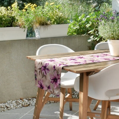 OBRUS GARDEN 40 X 180 CM KREMOWY