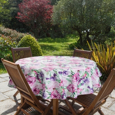 OBRUS GARDEN O 150 CM RÓŻOWY