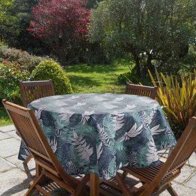 OBRUS GARDEN O 150 CM GRANATOWY