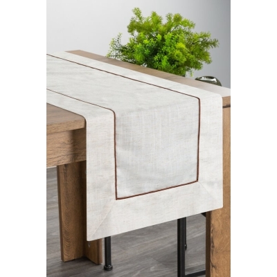 OBRUS NATU 9 40 X 140 CM NATURALNY