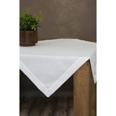 OBRUS STELLA 2 85 X 85 CM BIAŁY