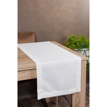 OBRUS STELLA 2 40 X 140 CM BIAŁY