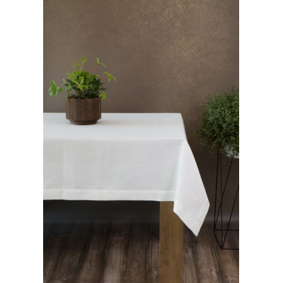 OBRUS STELLA 2 140 X 180 CM BIAŁY