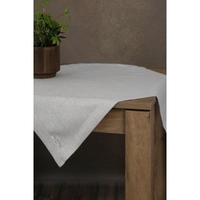 OBRUS STELLA 2 85 X 85 CM SREBRNY