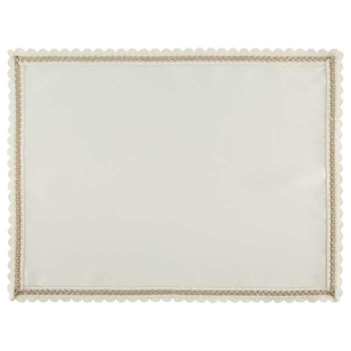 OBRUS LACE 30 X 40 CM KREMOWY