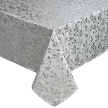 OBRUS SIMONA 140 X 260 CM SREBRNY