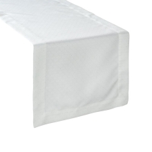 OBRUS ELLEN 40 X 140 CM BIAŁY