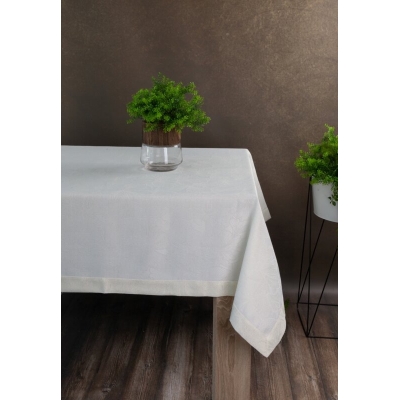 OBRUS LENA 145 X 350 CM KREMOWY