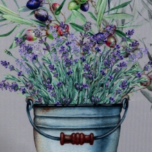 OBRUS SUMMER1 40 X 140 CM JASNOSZARY