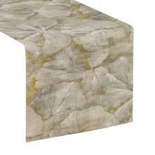 OBRUS CAGUA 40 X 140 CM MUSZTARDOWY