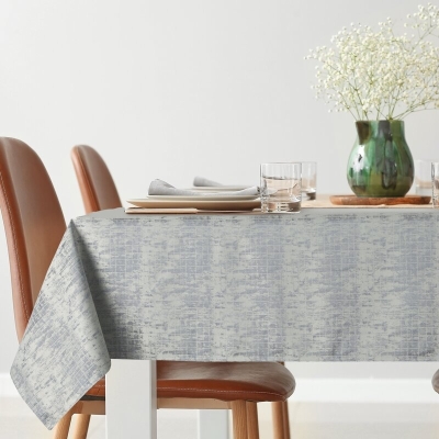 OBRUS ALINA 140 X 180 CM SREBRNY