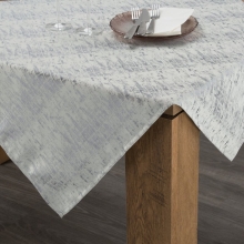 OBRUS ALINA 140 X 180 CM SREBRNY