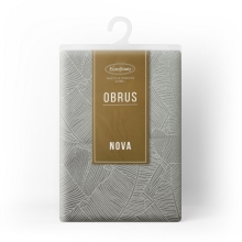 OBRUS ISLA 140 X 260 CM SREBRNY