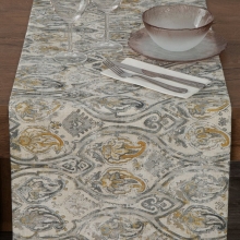 OBRUS BOCONO 40 X 180 CM MUSZTARDOWY