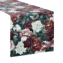 OBRUS VELVET 2 35 X 140 CM ZIELONY