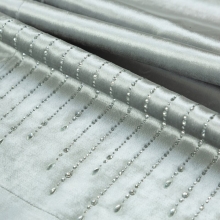 OBRUS ROYAL 3 35 X 140 CM SREBRNY