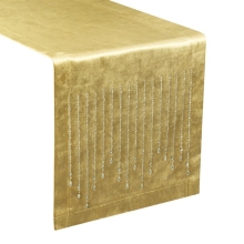 OBRUS ROYAL 3 35 X 140 CM ZŁOTY