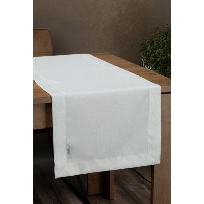 OBRUS JOWITA 40 X 200 CM BIAŁY