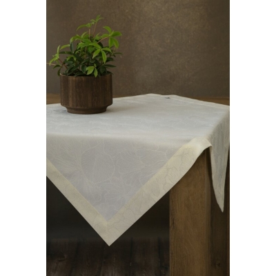 OBRUS LILIAN 85 X 85 CM KREMOWY