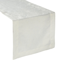 OBRUS LILIAN 40 X 180 CM KREMOWY