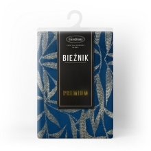 OBRUS BLINK 15 35 X 140 CM GRANATOWY