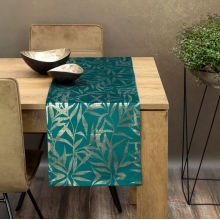 OBRUS BLINK 15 35 X 140 CM CIEMNOTURKUSOWY