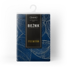 OBRUS BLINK 16 35 X 140 CM GRANATOWY