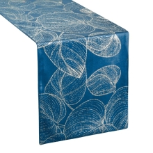 OBRUS BLINK 16 35 X 140 CM GRANATOWY