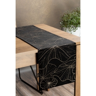 OBRUS BLINK 18 35 X 140 CM CZARNY