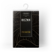 OBRUS BLINK 18 35 X 140 CM CZARNY