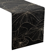 OBRUS BLINK 18 35 X 140 CM CZARNY